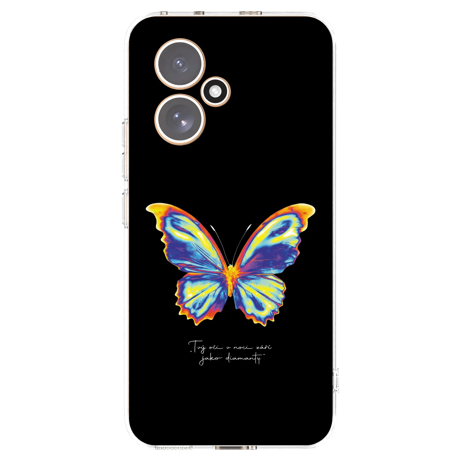 Picasee silikonový průhledný obal pro Honor 400 5G - Diamanty Black