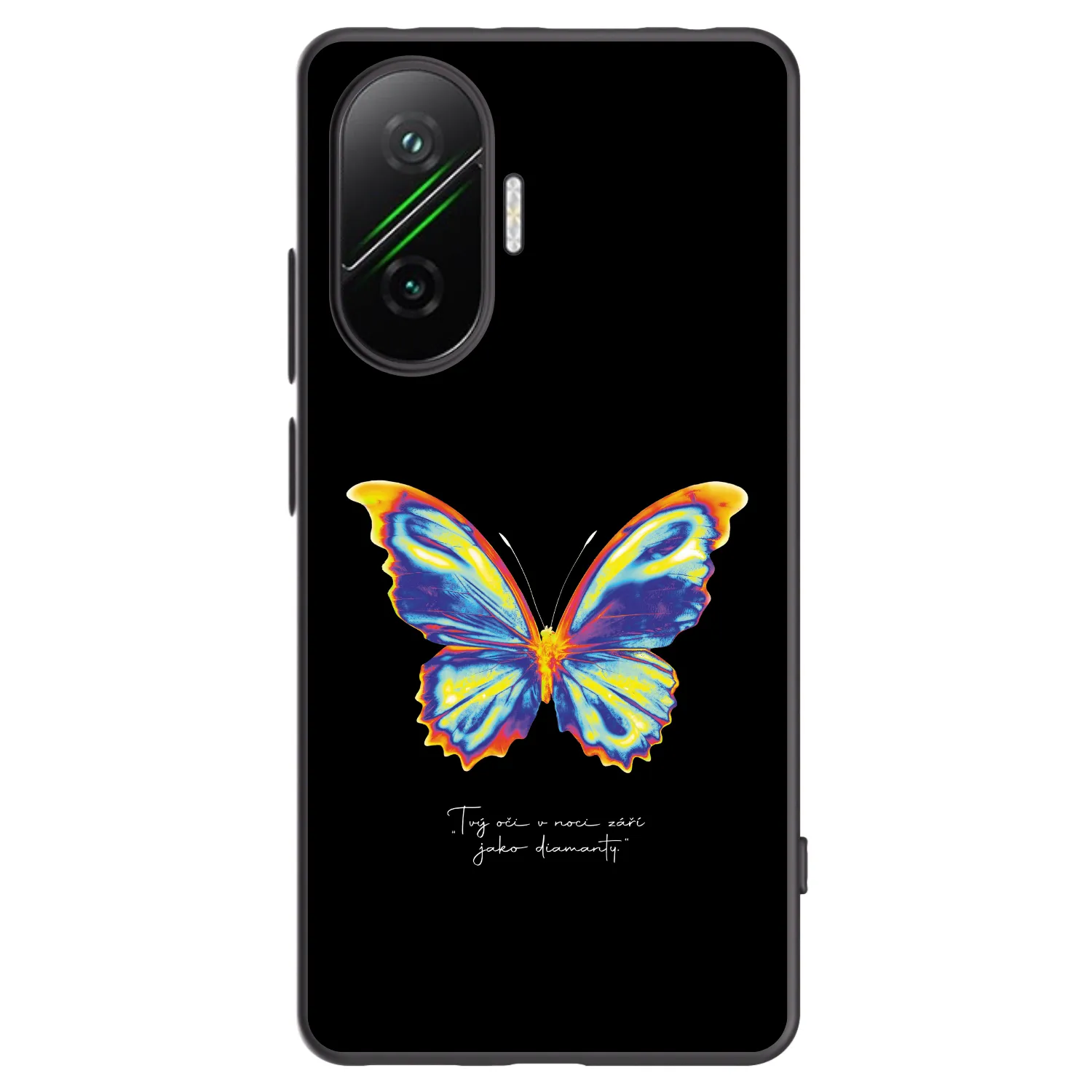 Picasee silikonový černý obal pro Xiaomi Poco F7 5G - Diamanty Black