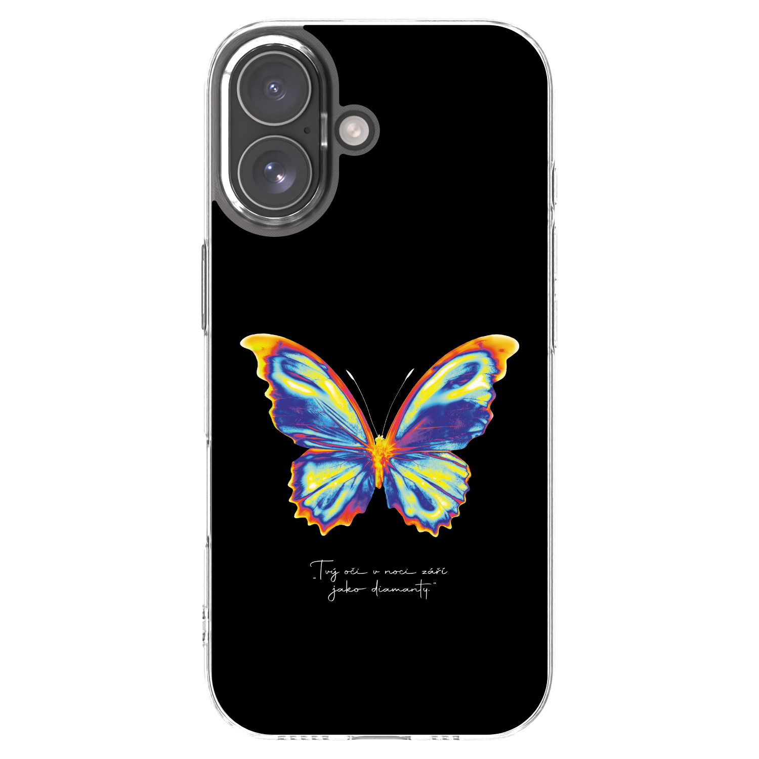 Picasee silikonový průhledný obal pro Apple iPhone 17 - Diamanty Black