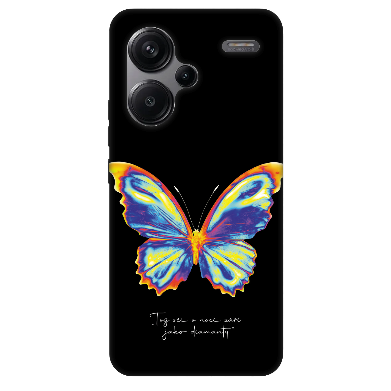 Picasee Fashion Case pro Xiaomi Redmi Note 13 Pro+ 5G - Diamanty Black