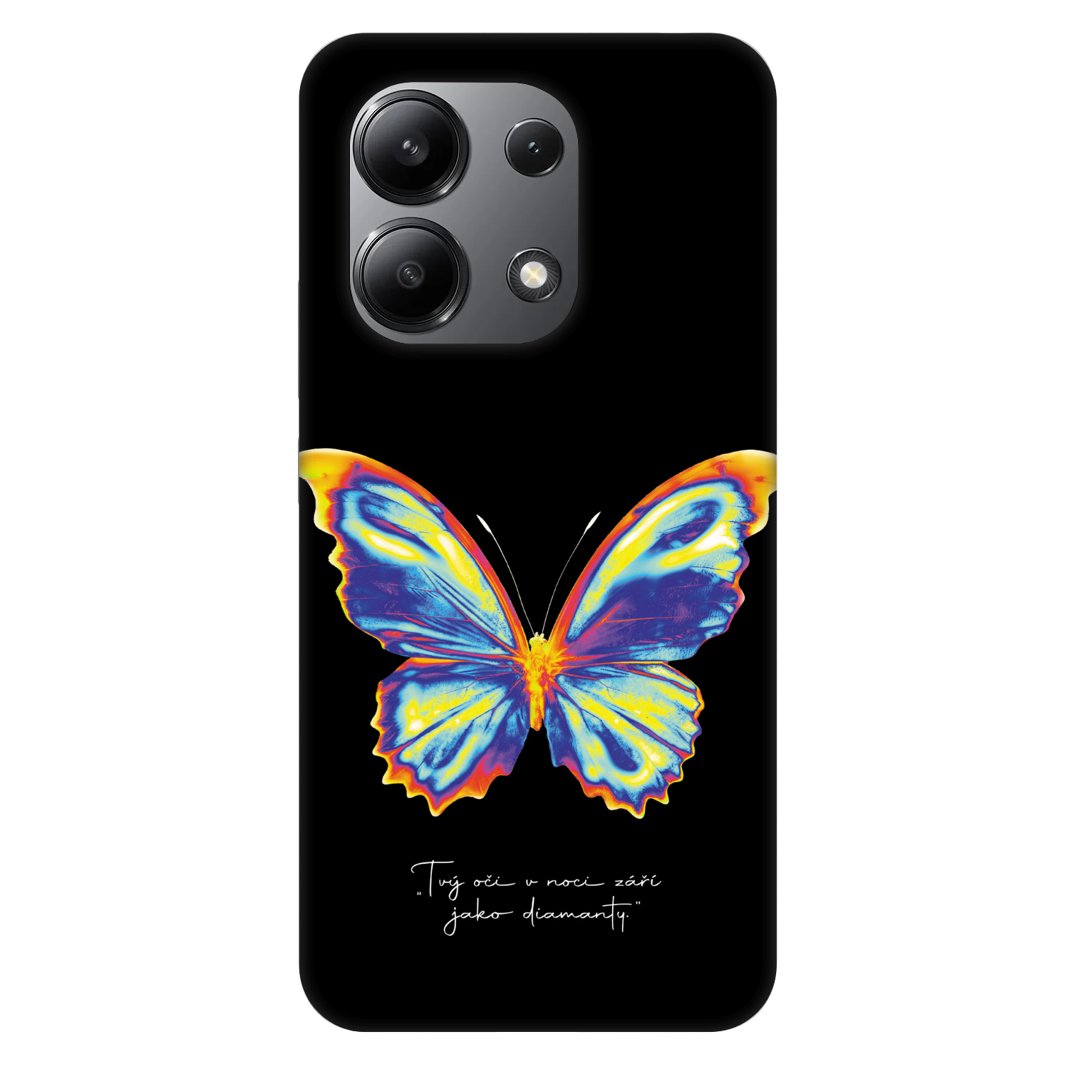 Picasee Fashion Case pro Xiaomi Redmi Note 13 4G - Diamanty Black