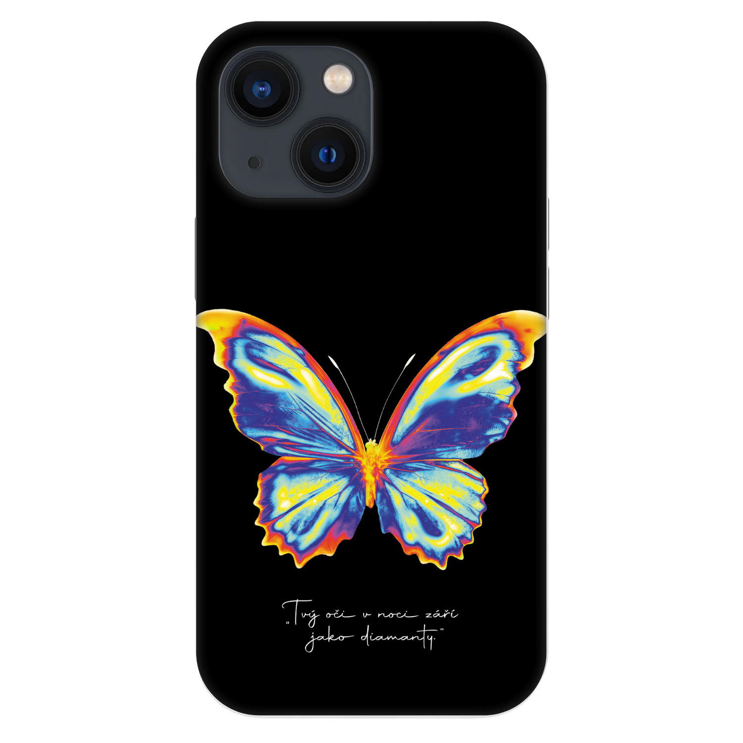 Picasee Fashion Case pro Apple iPhone 13 mini - Diamanty Black