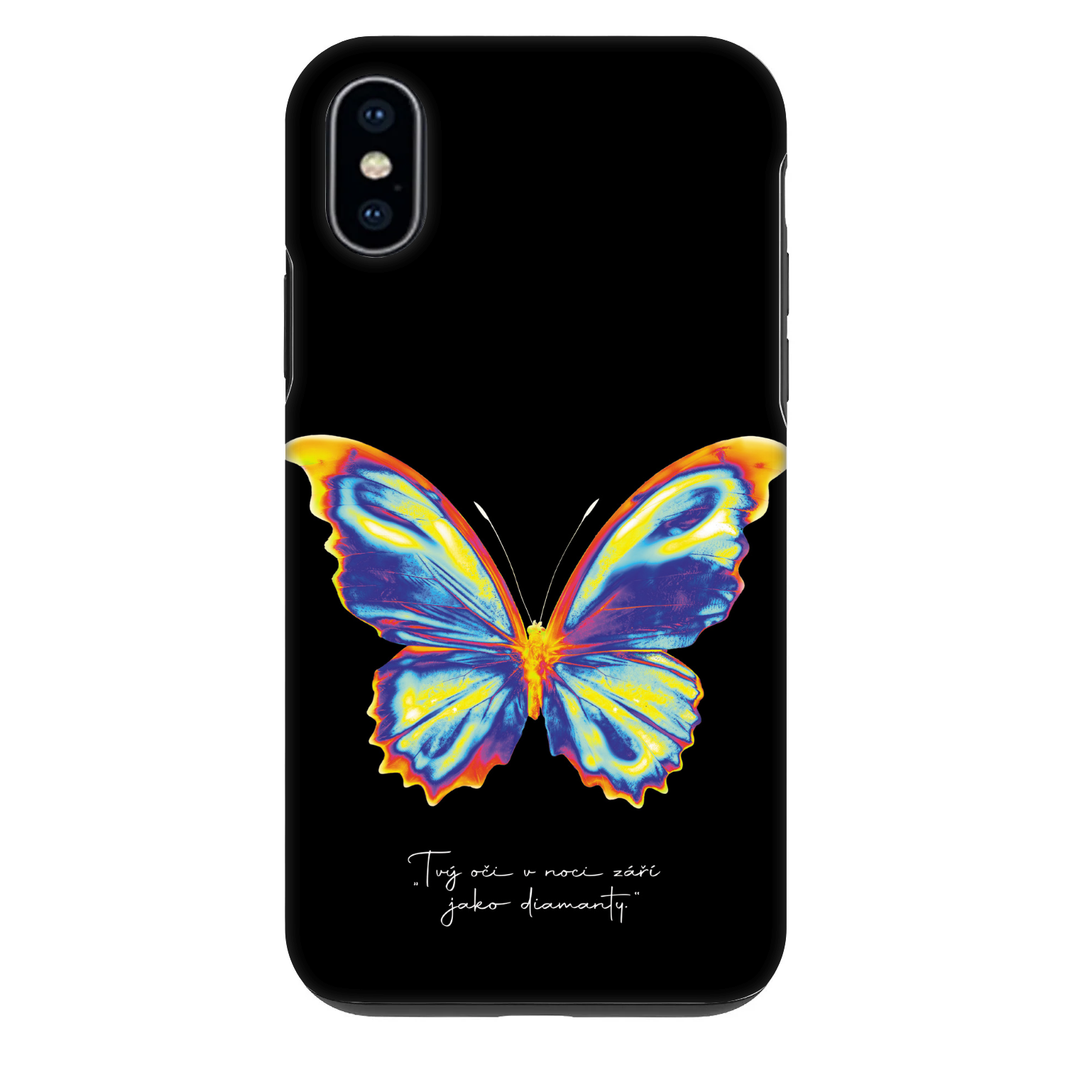 Picasee Fashion Case pro Apple iPhone X/XS - Diamanty Black