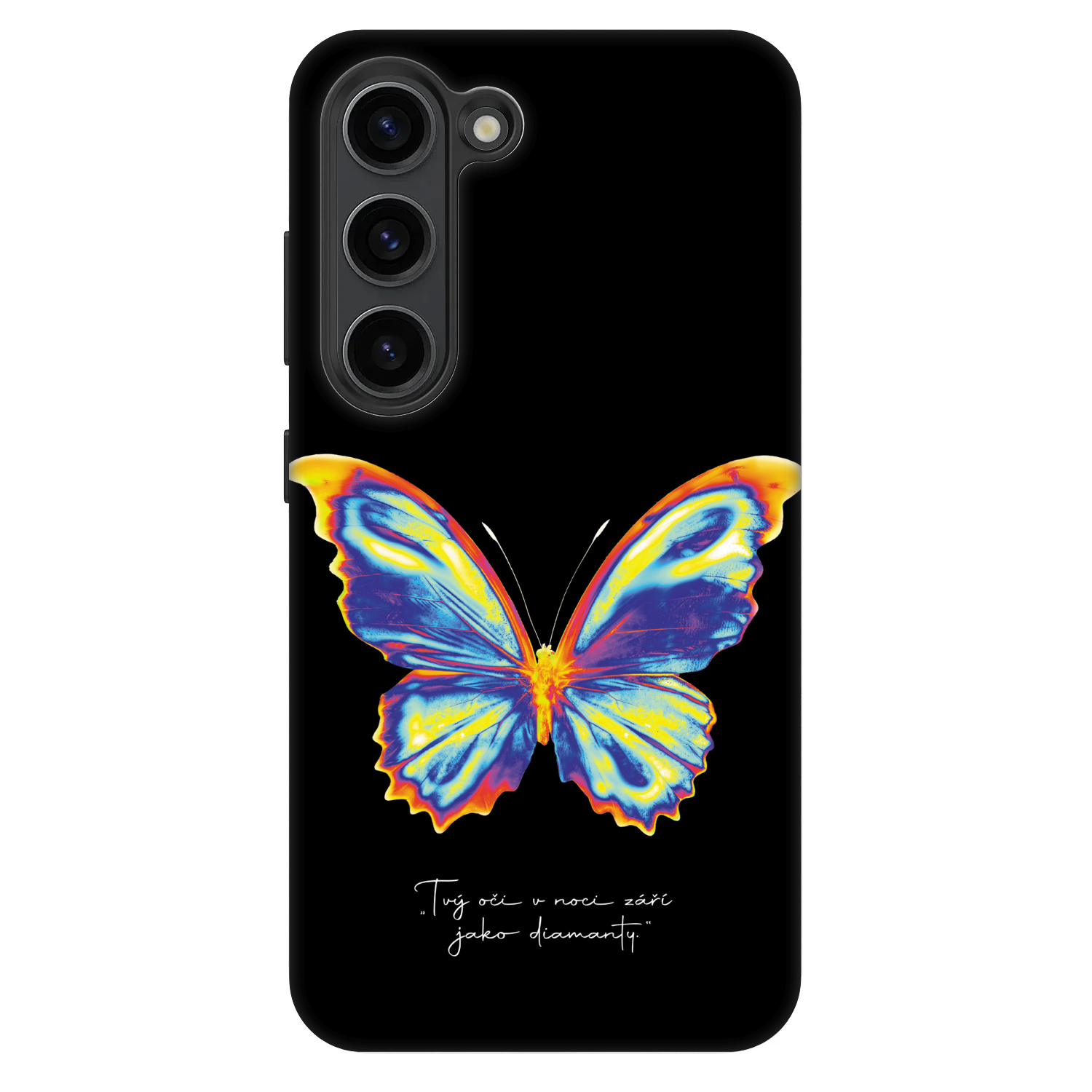 Picasee Fashion Case pro Samsung Galaxy S23 5G - Diamanty Black