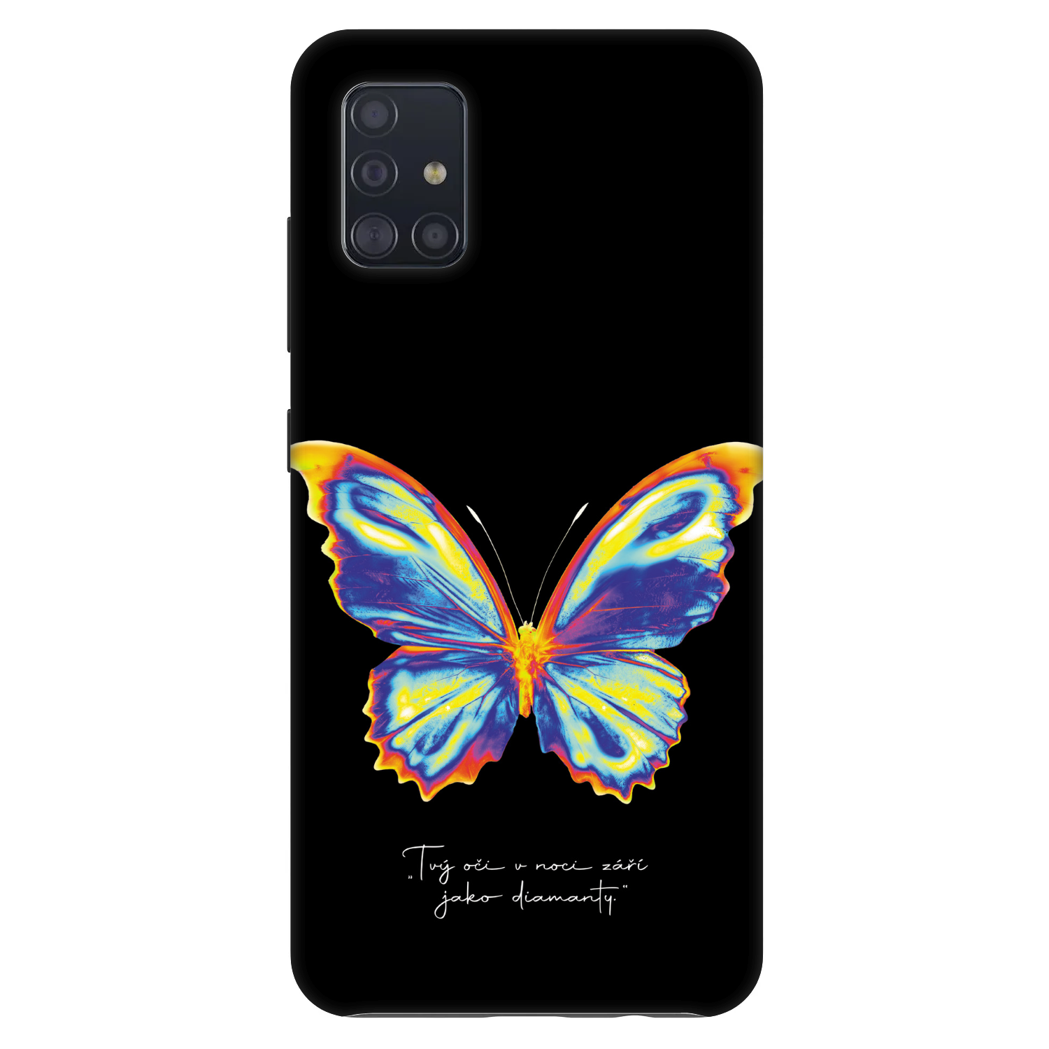 Picasee Fashion Case pro Samsung Galaxy A51 A515F - Diamanty Black