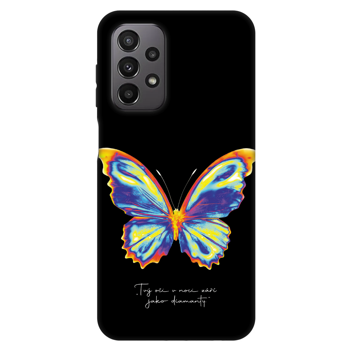 Picasee Fashion Case pro Samsung Galaxy A23 A236B 5G - Diamanty Black