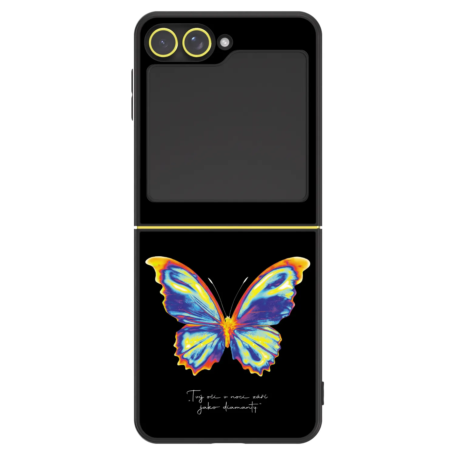 Picasee ULTIMATE CASE pro Samsung Galaxy Z Flip7 FE 5G - Diamanty Black