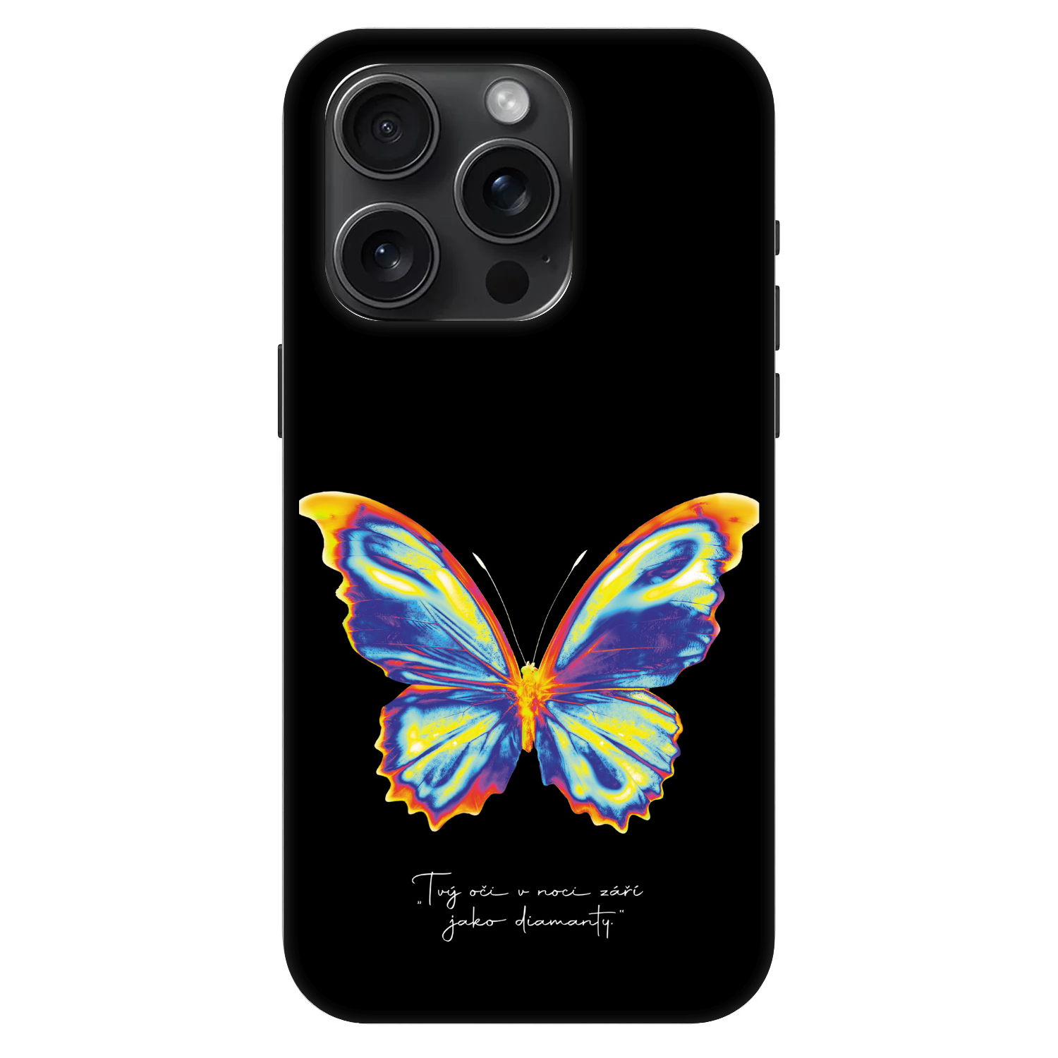 Picasee Fashion Case MagSafe Apple iPhone 15 Pro - Diamanty Black