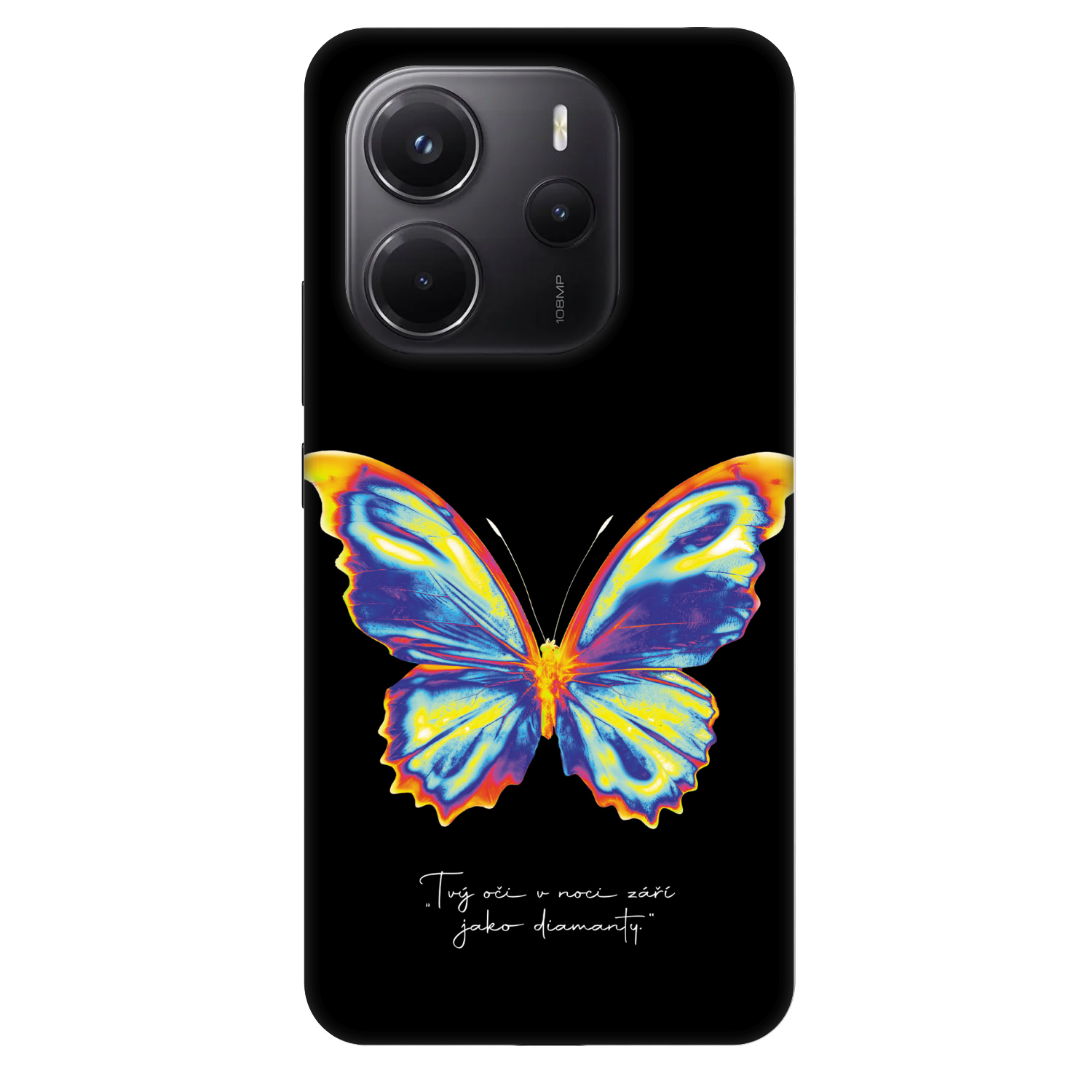 Picasee Fashion Case pro Xiaomi Redmi Note 14 4G - Diamanty Black