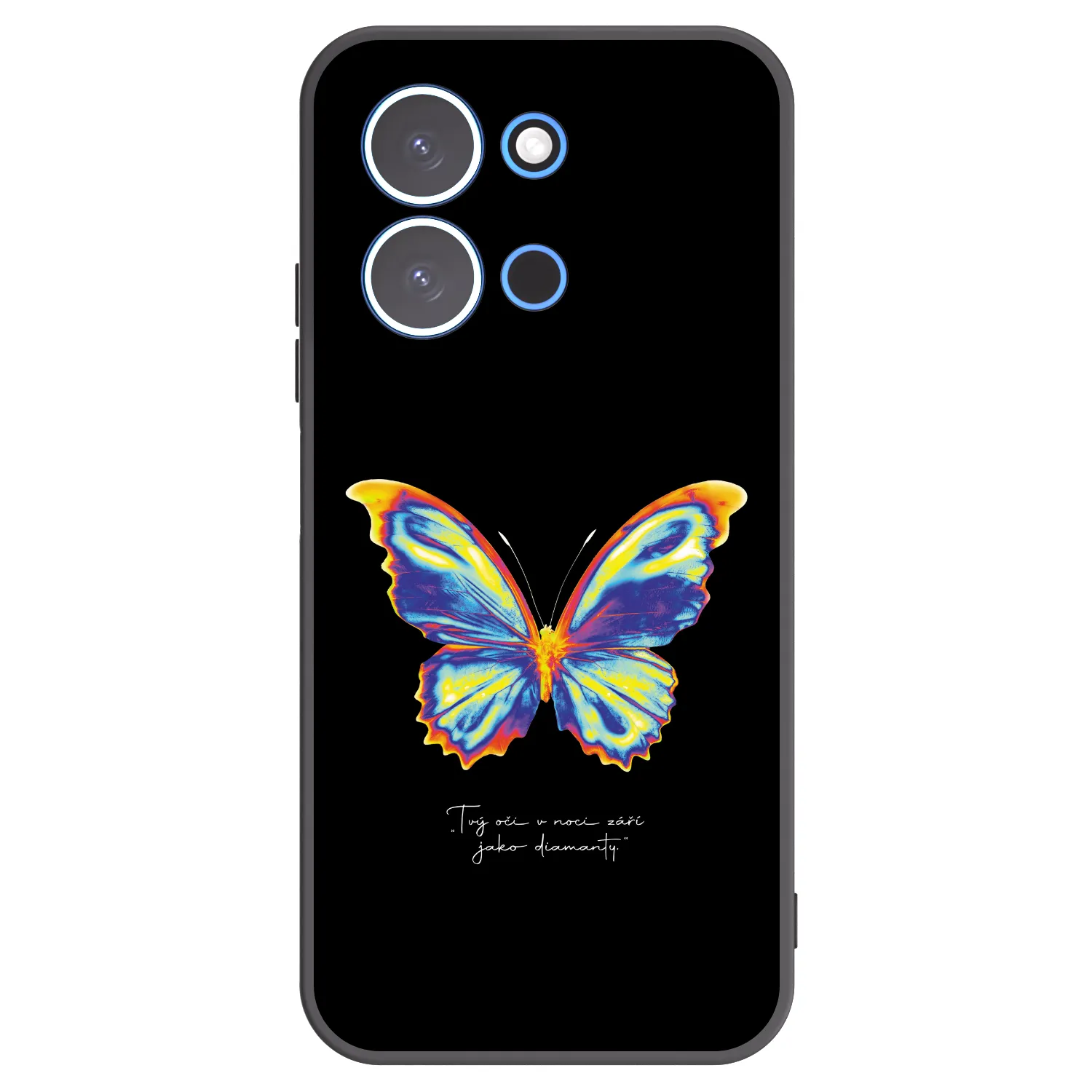 Picasee silikonový černý obal pro Xiaomi Redmi 15C 4G - Diamanty Black