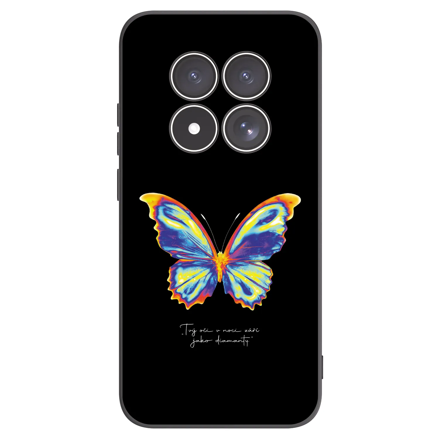 Picasee silikonový černý obal pro Xiaomi Redmi Note 15 Pro 4G - Diamanty Black