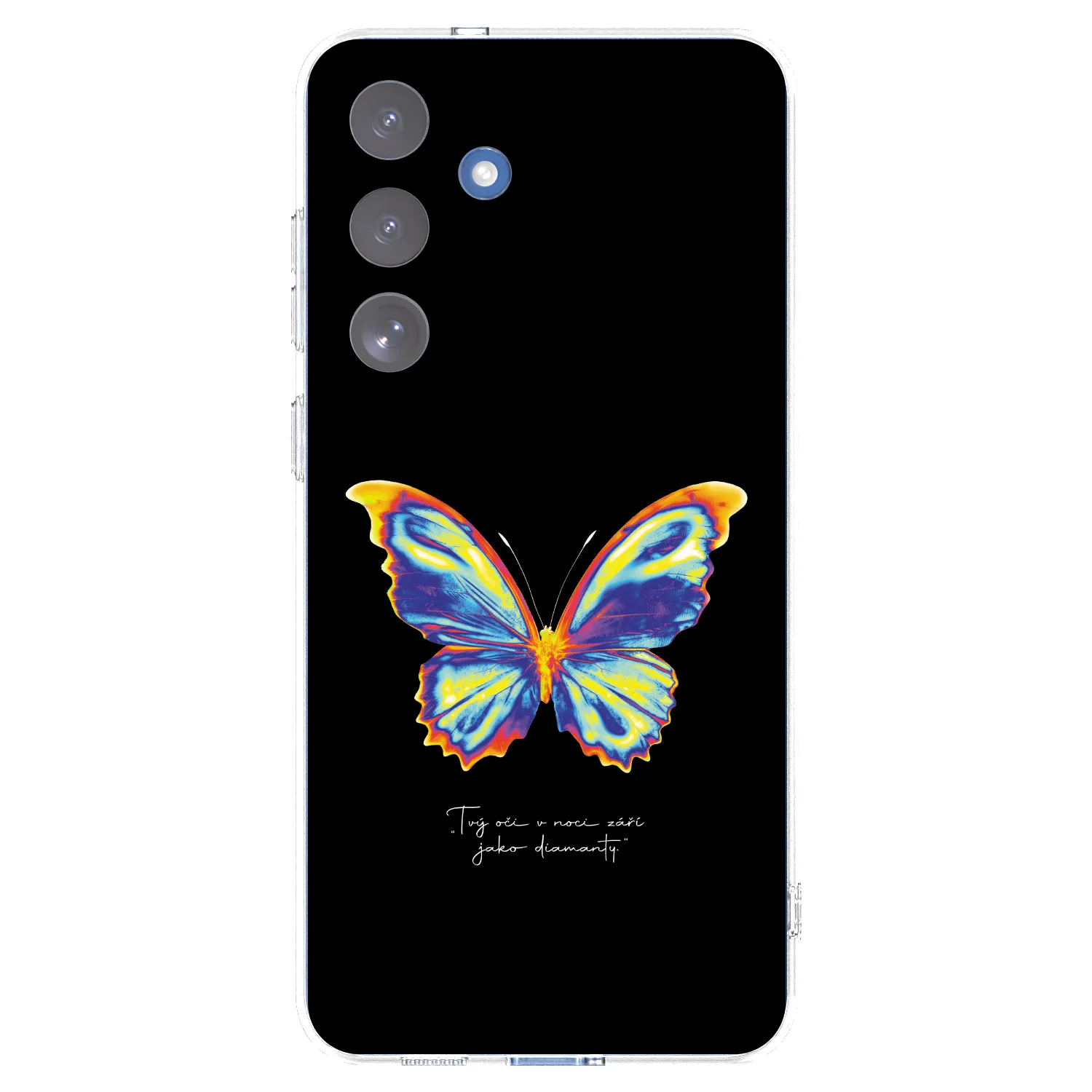 Picasee silikonový průhledný obal pro Samsung Galaxy S25 FE 5G - Diamanty Black