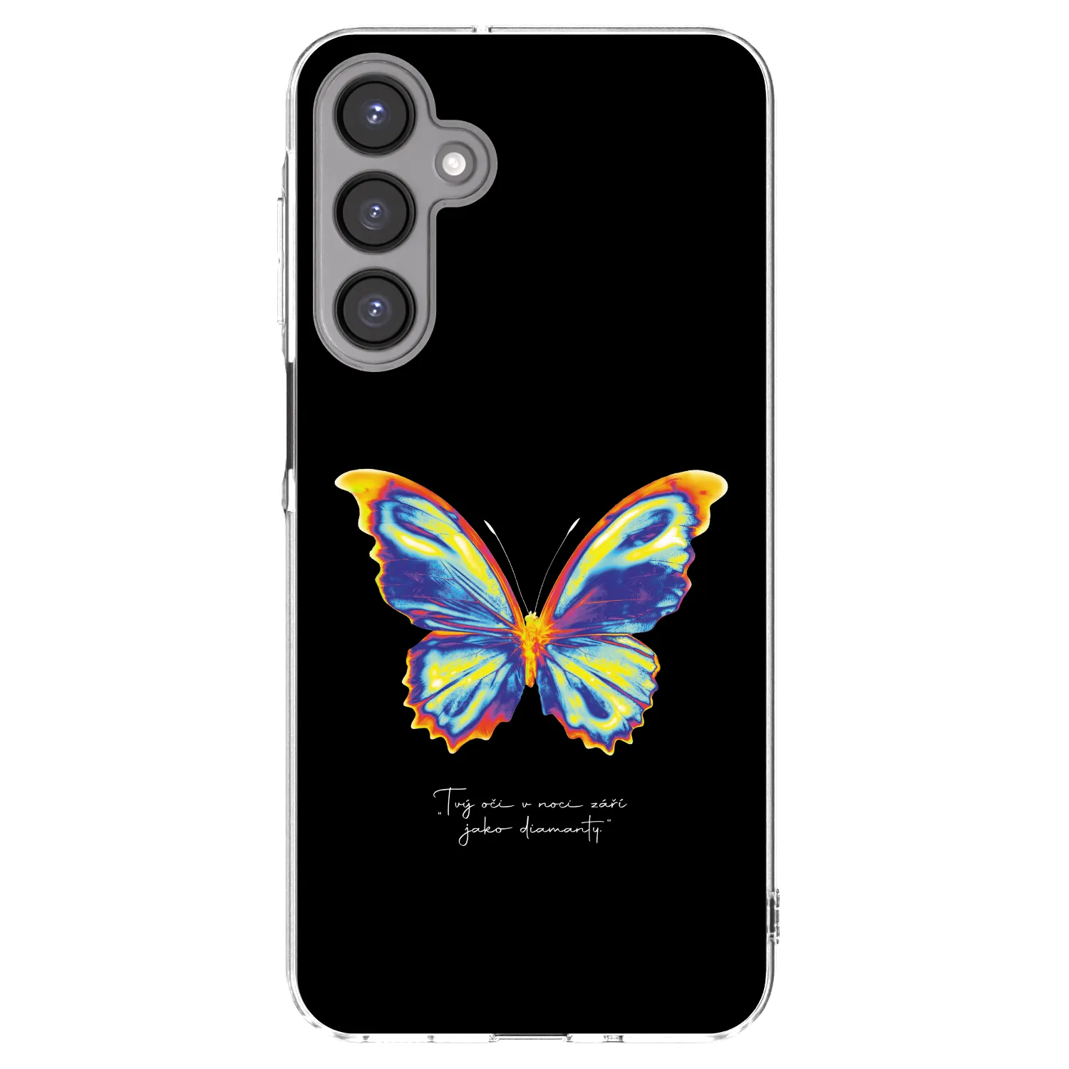 Picasee silikonový průhledný obal pro Samsung Galaxy A16 4G - Diamanty Black