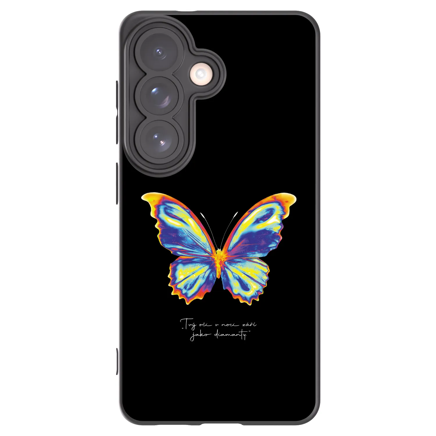 Picasee silikonový černý obal pro Samsung Galaxy S26 - Diamanty Black