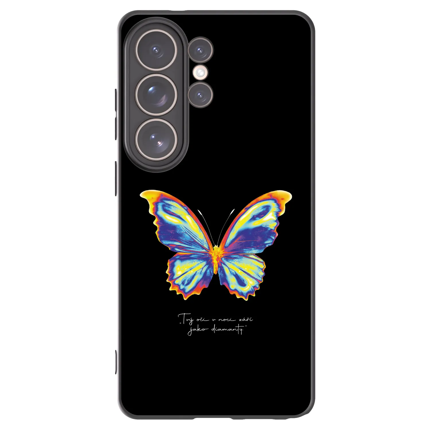 Picasee silikonový černý obal pro Samsung Galaxy S26 Ultra - Diamanty Black