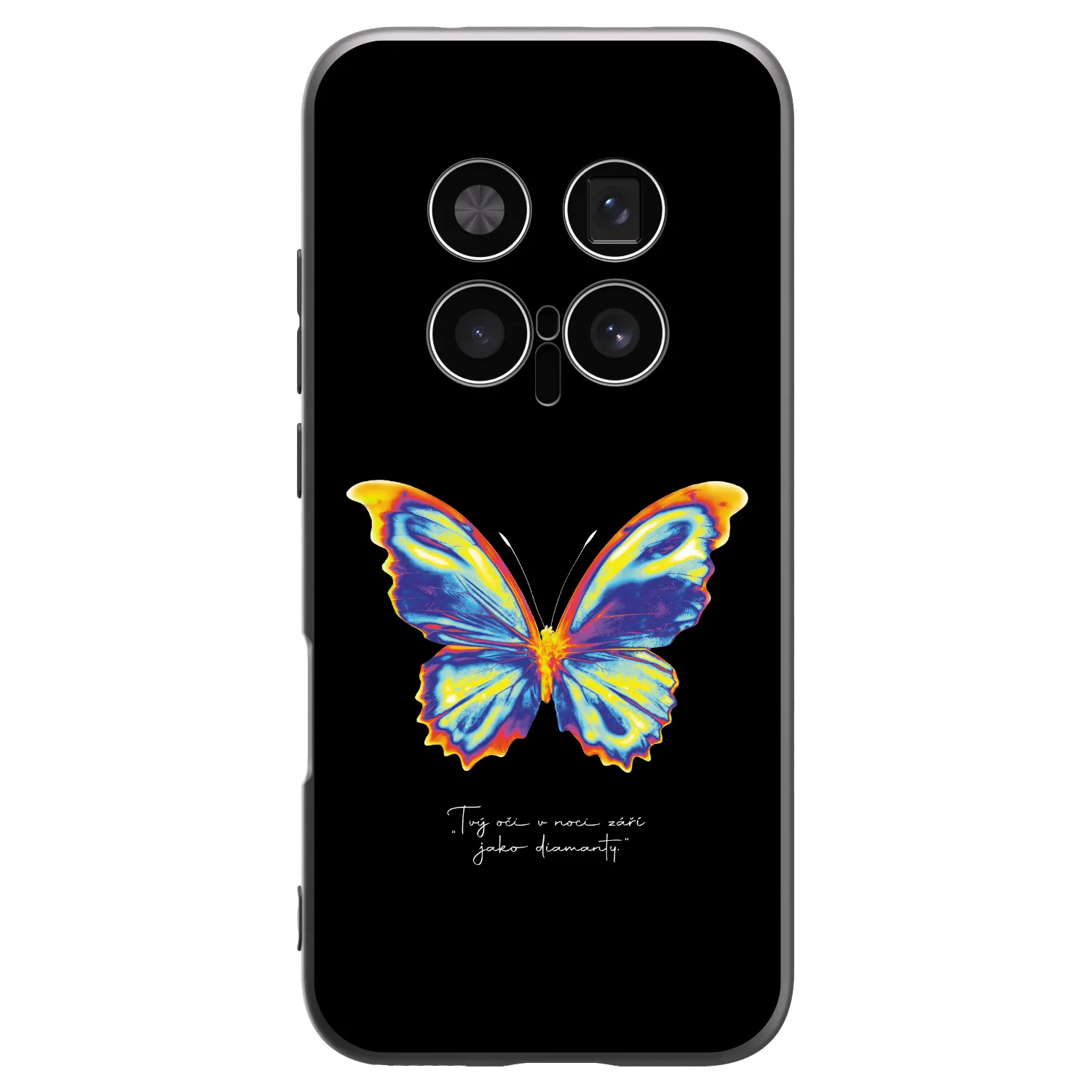 Picasee silikonový černý obal pro Honor Magic8 Pro 5G - Diamanty Black