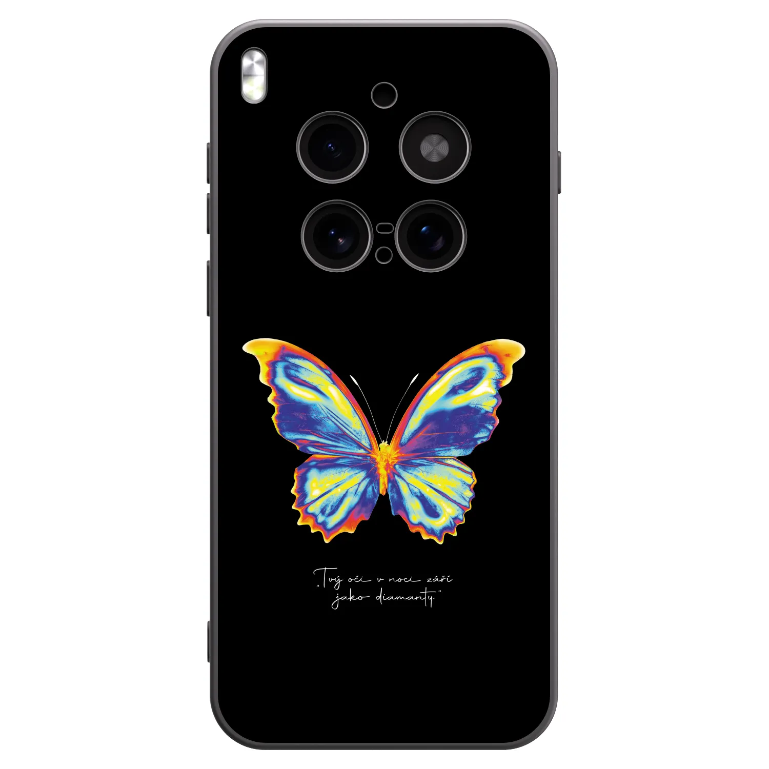 Picasee silikonový černý obal pro Vivo X300 Pro - Diamanty Black