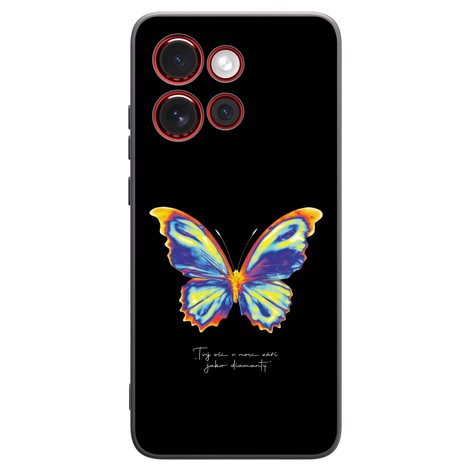 Picasee silikonový černý obal pro Motorola Edge 60 Neo 5G - Diamanty Black