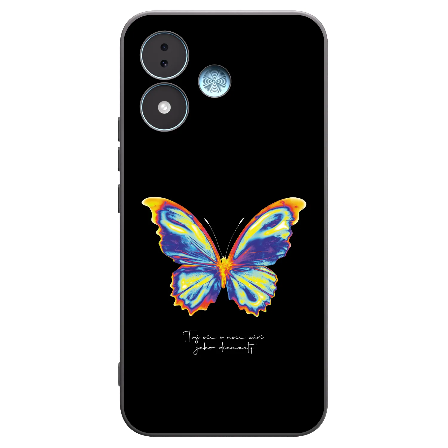Picasee silikonový černý obal pro Xiaomi Redmi Note 17 5G - Diamanty Black