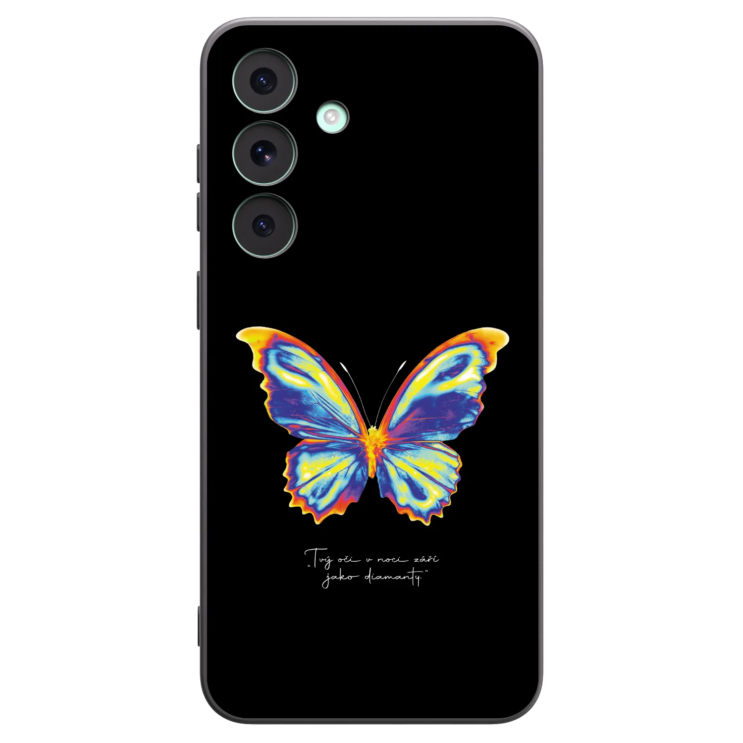 Picasee silikonový černý obal pro Samsung Galaxy S26 FE - Diamanty Black