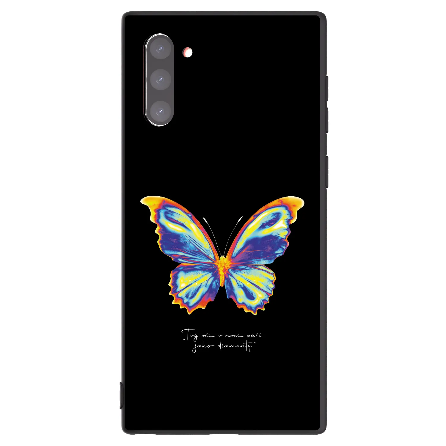 Picasee silikonový černý obal pro Samsung Galaxy Note 10 N970F - Diamanty Black