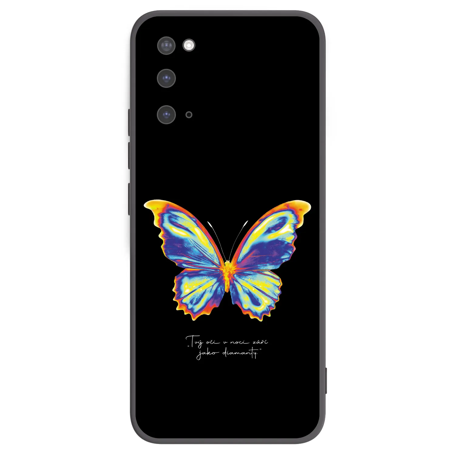 Picasee silikonový černý obal pro Samsung Galaxy S20 G980F - Diamanty Black