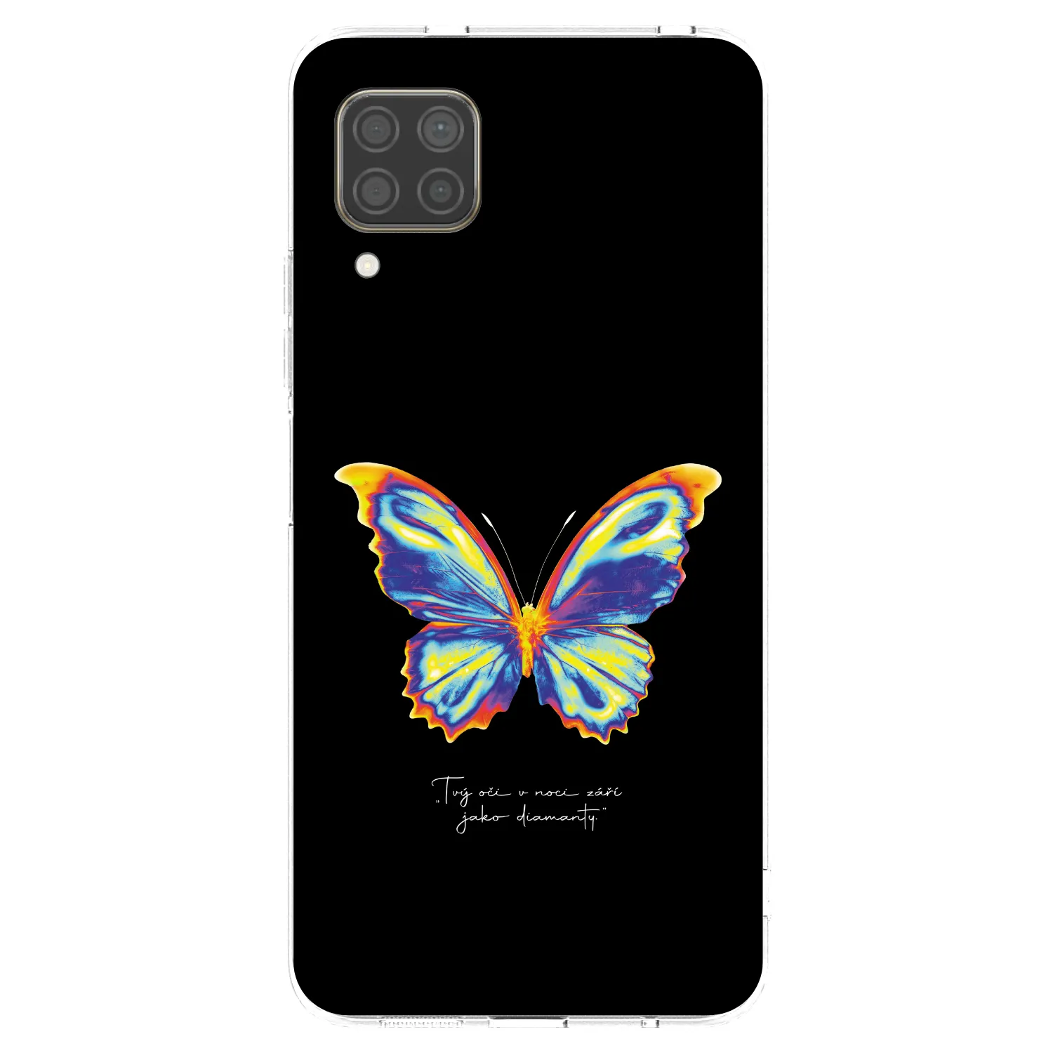 Picasee silikonový průhledný obal pro Huawei P40 Lite - Diamanty Black