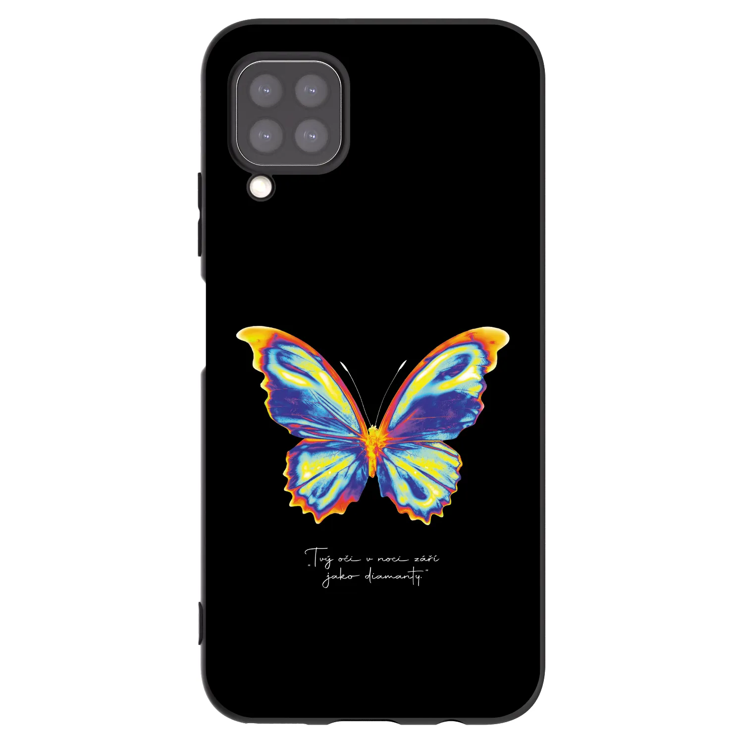 Picasee silikonový černý obal pro Huawei P40 Lite - Diamanty Black