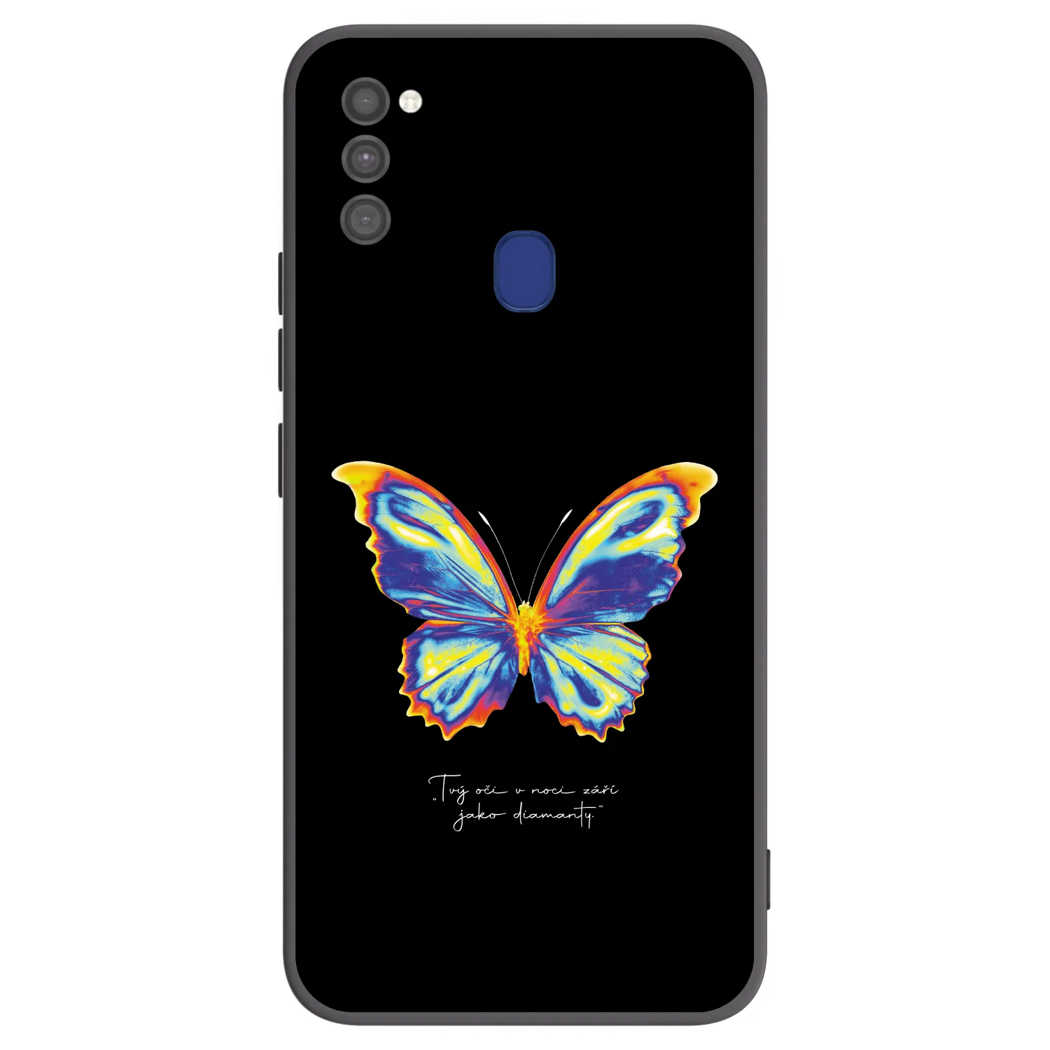 Picasee silikonový černý obal pro Samsung Galaxy M21 M215F - Diamanty Black
