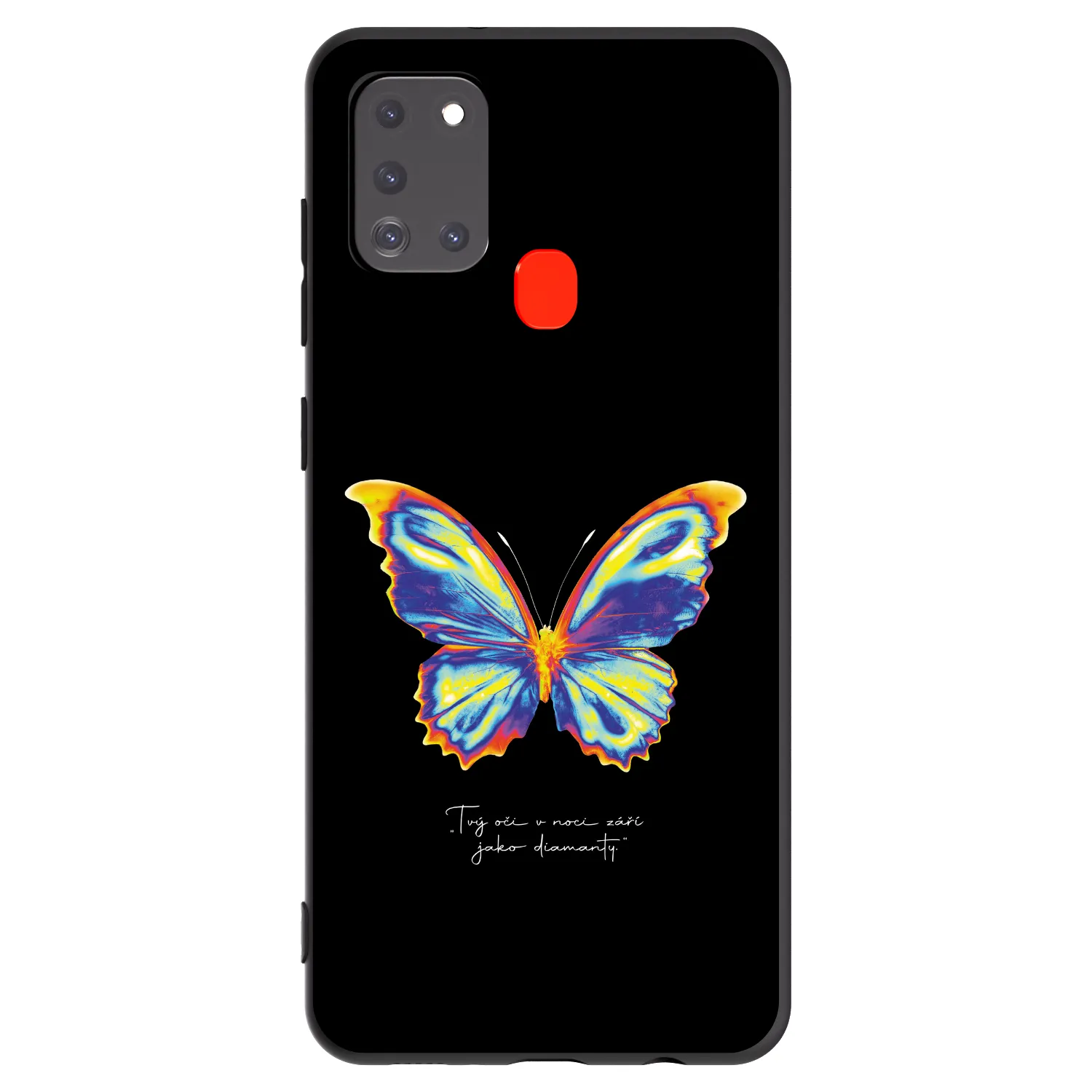 Picasee silikonový černý obal pro Samsung Galaxy A21s - Diamanty Black