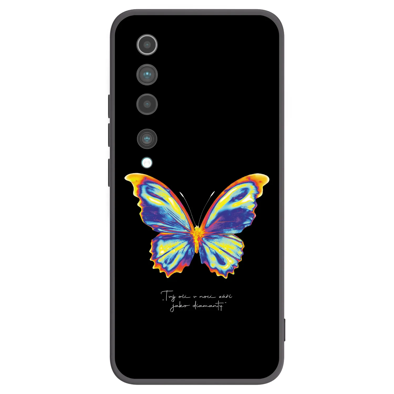 Picasee silikonový černý obal pro Xiaomi Mi 10 - Diamanty Black