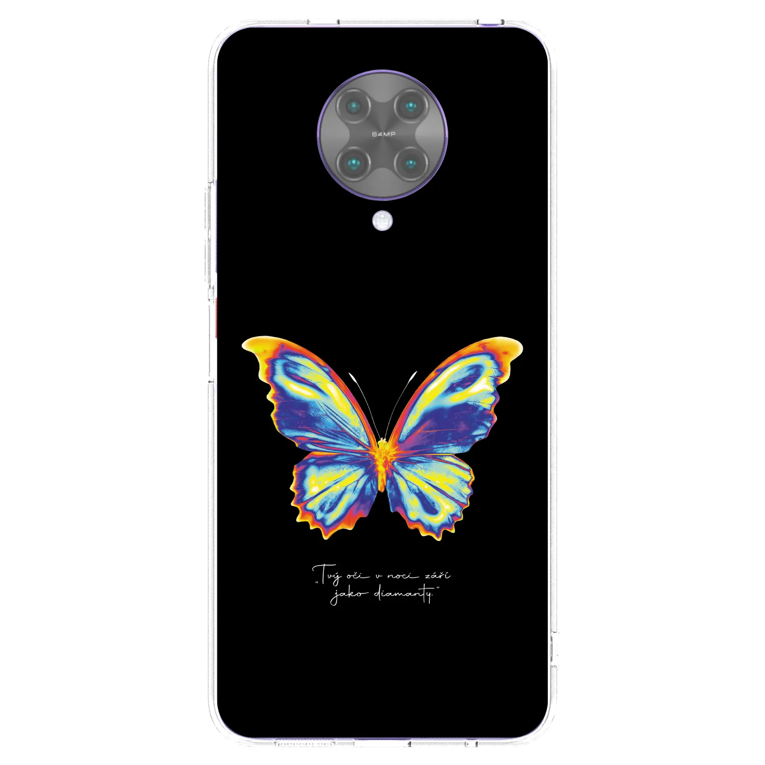 Picasee silikonový průhledný obal pro Xiaomi Poco F2 Pro - Diamanty Black