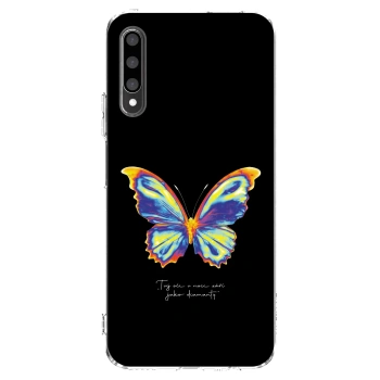 Picasee silikonový průhledný obal pro Honor 9X Pro - Diamanty Black
