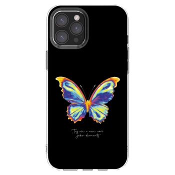 Picasee silikonový průhledný obal pro Apple iPhone 12 Pro Max - Diamanty Black