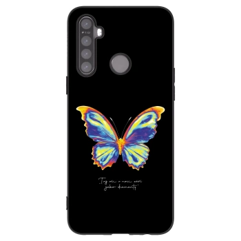 Picasee silikonový černý obal pro Realme 5 - Diamanty Black