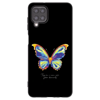 Picasee silikonový černý obal pro Samsung Galaxy A12 A125F - Diamanty Black