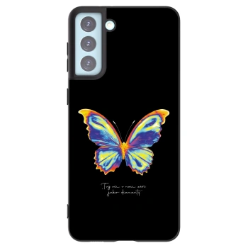 Picasee silikonový černý obal pro Samsung Galaxy S21+ 5G G996F - Diamanty Black