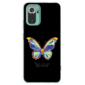 Picasee silikonový průhledný obal pro Xiaomi Redmi Note 10 Pro - Diamanty Black