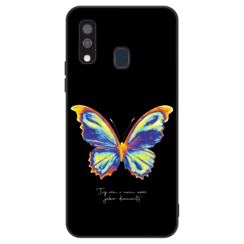 Obal pro Samsung Galaxy A40 A405F - Diamanty Black