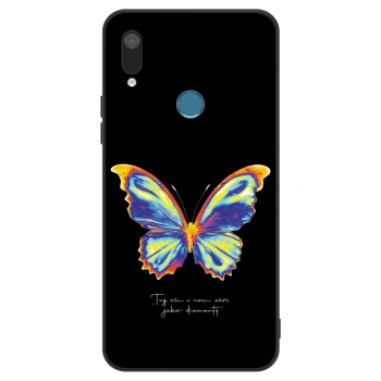 Obal pro Huawei Y7 2019 - Diamanty Black