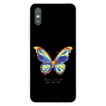 Picasee silikonový průhledný obal pro Xiaomi Redmi 9AT - Diamanty Black