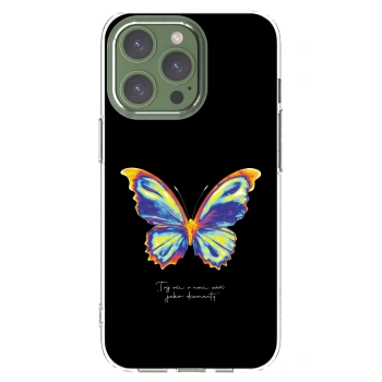 Picasee silikonový průhledný obal pro Apple iPhone 13 Pro - Diamanty Black