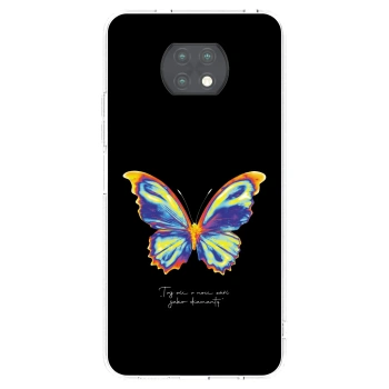 Picasee silikonový průhledný obal pro Xiaomi Redmi Note 9T - Diamanty Black