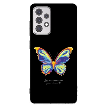 Picasee silikonový průhledný obal pro Samsung Galaxy A52s 5G A528B - Diamanty Black