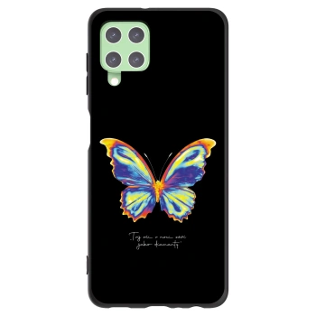 Picasee silikonový černý obal pro Samsung Galaxy A22 A225F 4G - Diamanty Black