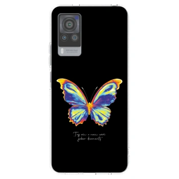 Picasee silikonový průhledný obal pro Vivo X60 Pro 5G - Diamanty Black