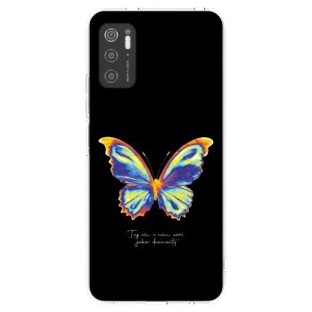 Picasee silikonový průhledný obal pro Xiaomi Poco M3 Pro 5G - Diamanty Black