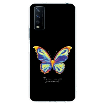 Picasee silikonový průhledný obal pro Vivo Y11s - Diamanty Black