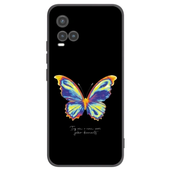 Picasee silikonový černý obal pro Vivo Y33s - Diamanty Black