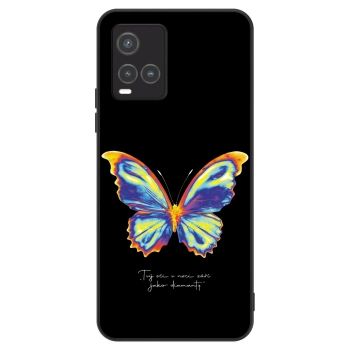 Obal pro Vivo Y33s - Diamanty Black